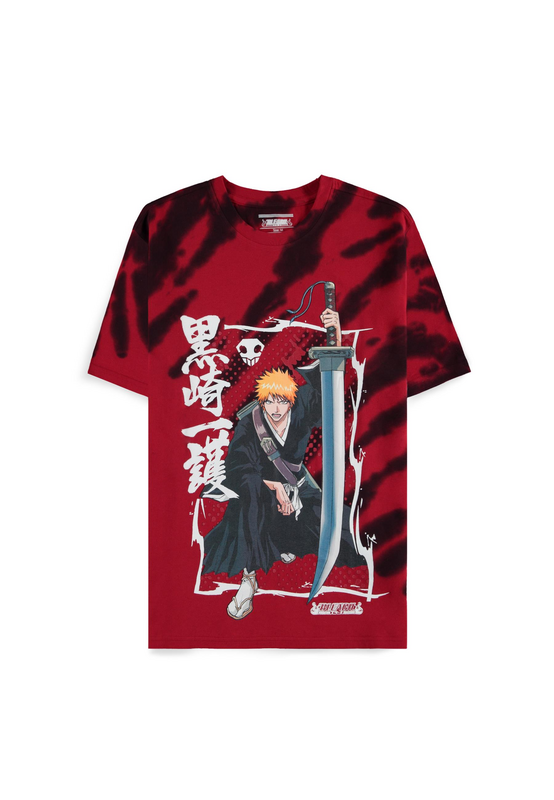 Bleach Anime T-Shirt - Ichigo - for Men - red