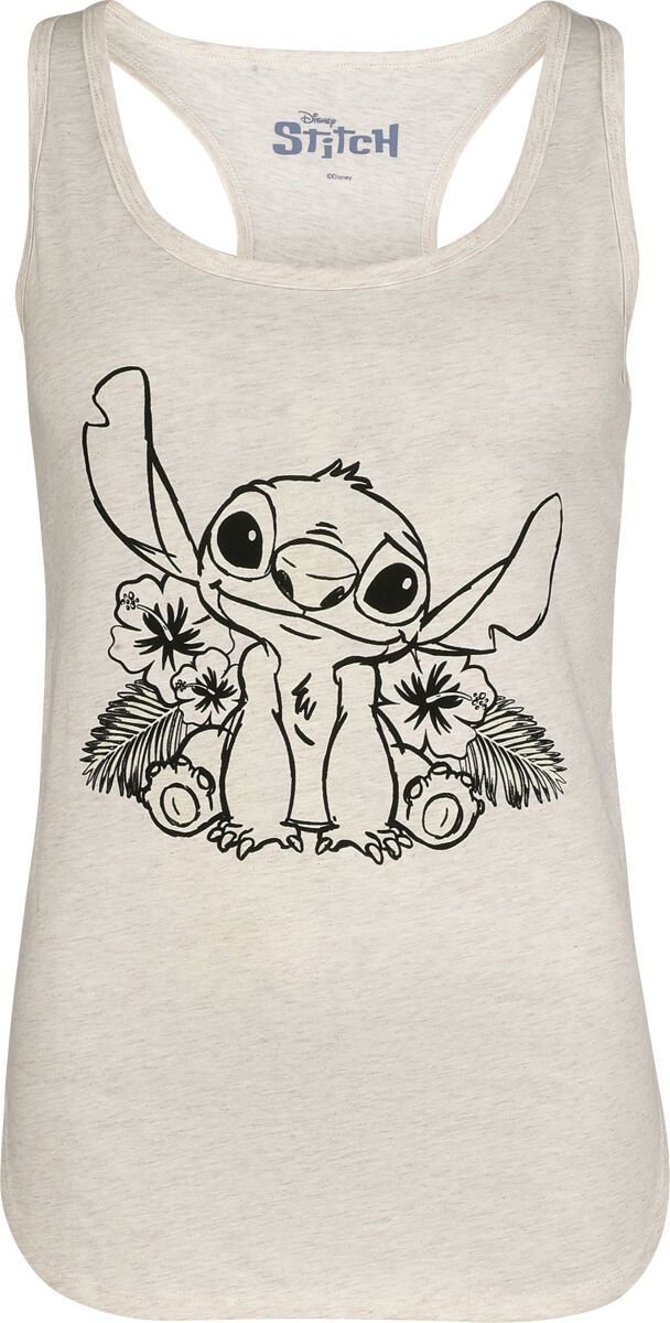 Top Disney di Lilo & Stitch - Stitch - Lilo Portrait - UV - S a XXL - Donna - bianco