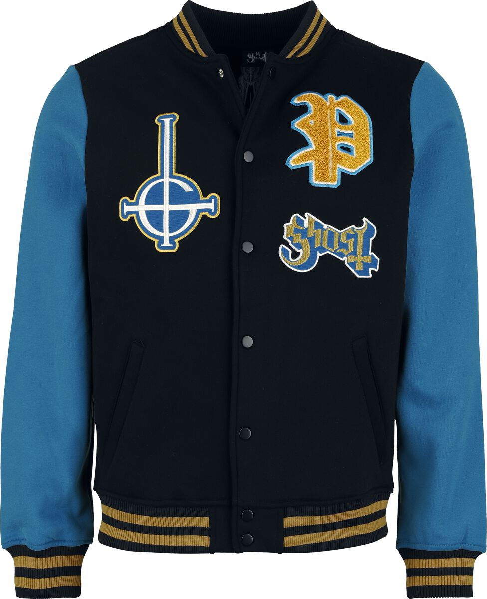Veste Varsity  de Ghost - Grucifix Papa IV Varsity Jacket - S à 5XL - pour Homme - multicolore