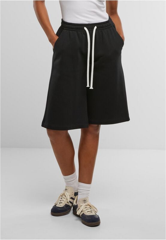 Shorts  van Urban Classics - Ladies Sweat Jorts - Vrouwen - zwart