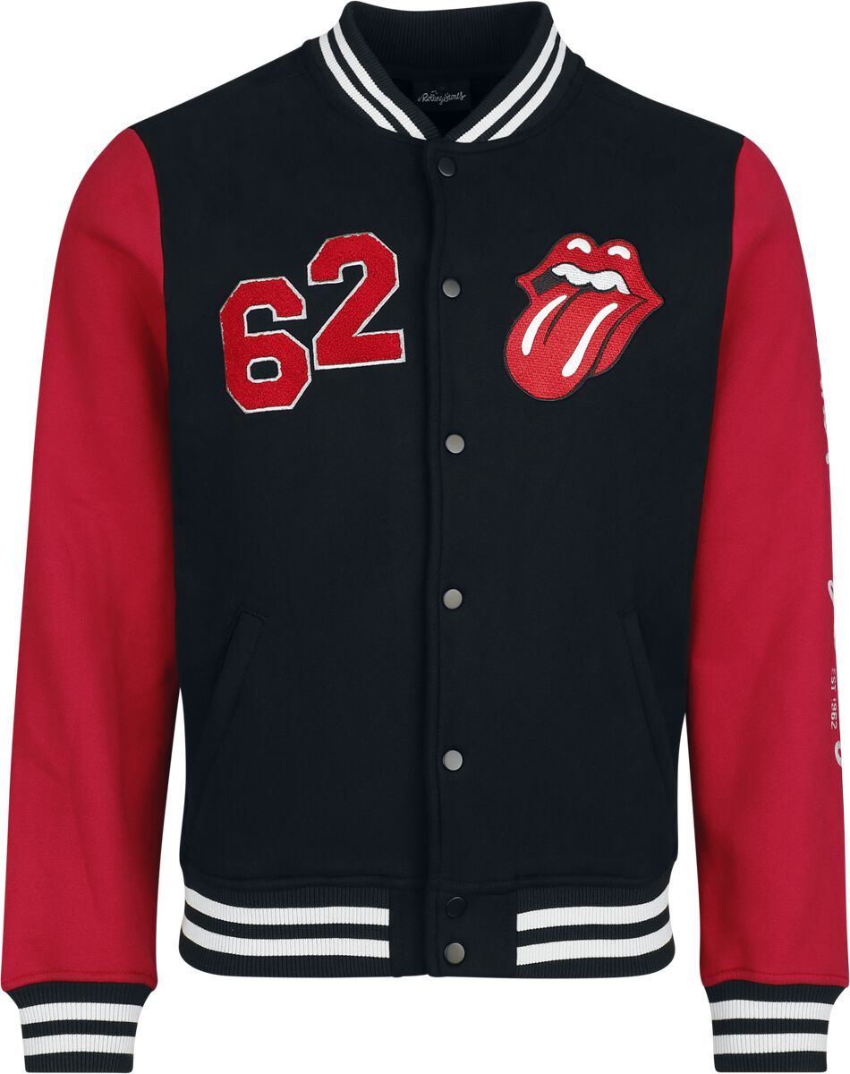 The Rolling Stones College-jakke - Tongue Varsity Jacket - S til 5XL - Herrer - flerfarget