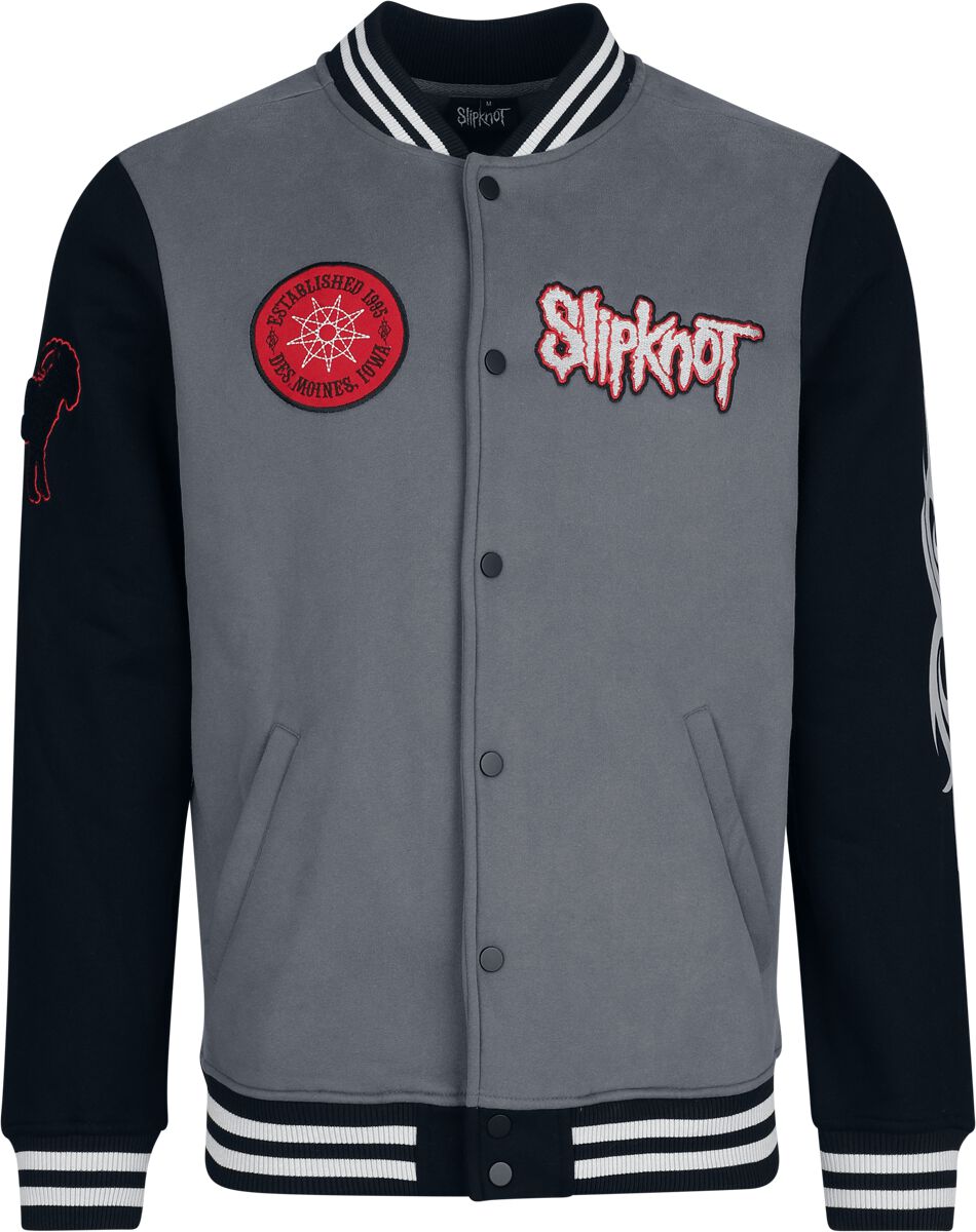 Slipknot College-jakke - Iowa Goat Varsity Jacket - S til 5XL - Herrer - flerfarget