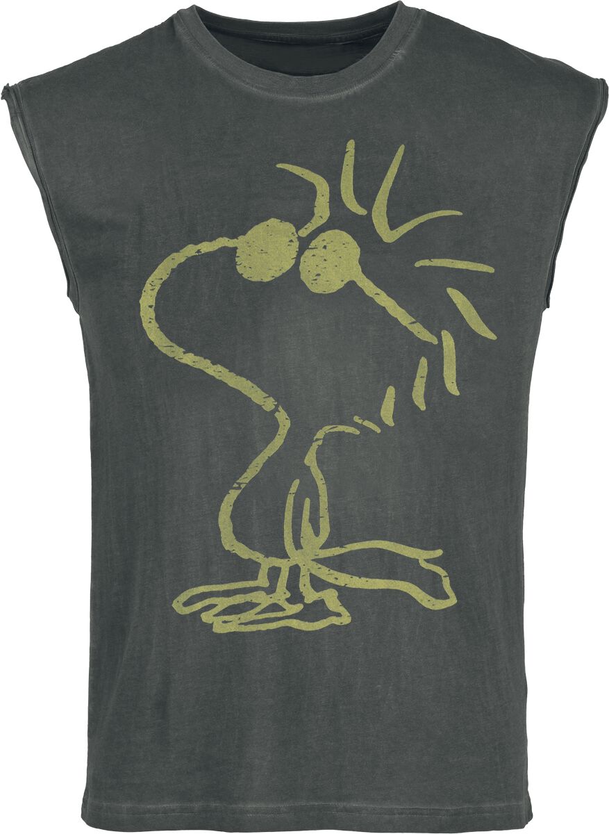 Canotta Di Peanuts - Woodstock - S A 3XL - Uomo - Nero