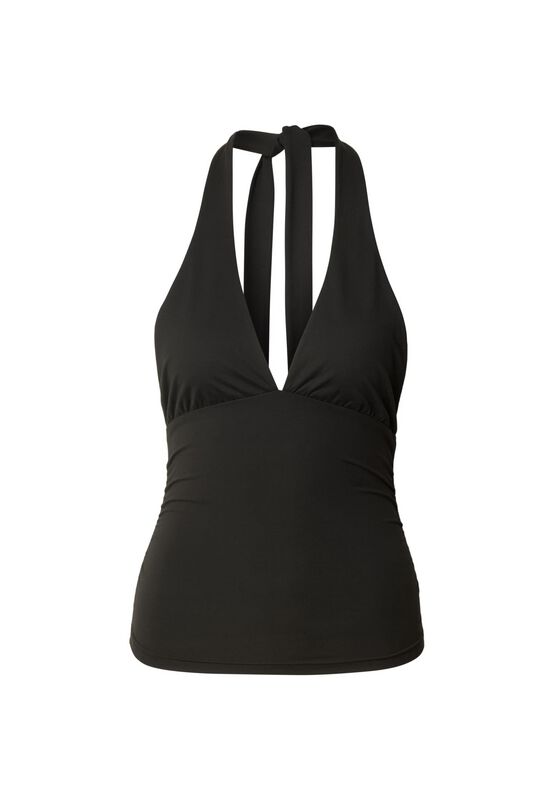 Urban Classics Ladies Polyamide Jersey Neckholder Top Neckholder schwarz in L