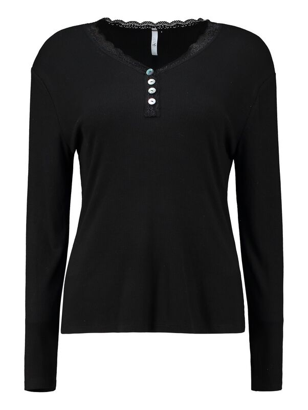 Hailys Langarmshirt - 3/4 P TP AM44ALIA - XS bis XXL - für Damen - Größe M - schwarz