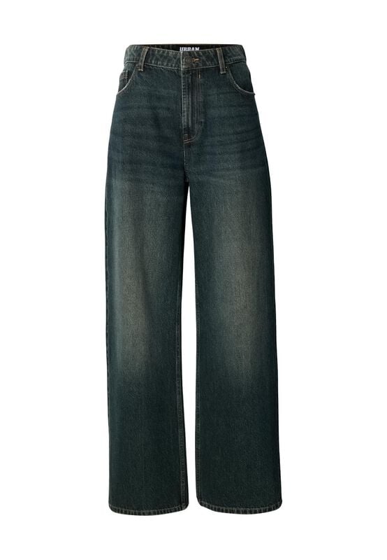 Tejanos  de Urban Classics - Vaqueros de pierna ancha de mujer - Mujer - Azul