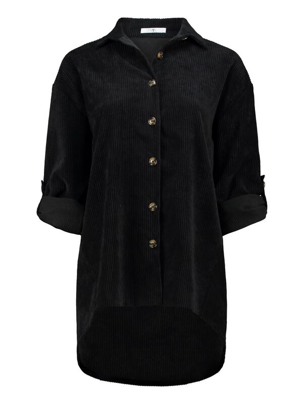 Hailys Short-sleeved Shirt - LS P BL RO44BINA - XS to XXL - for Women - black