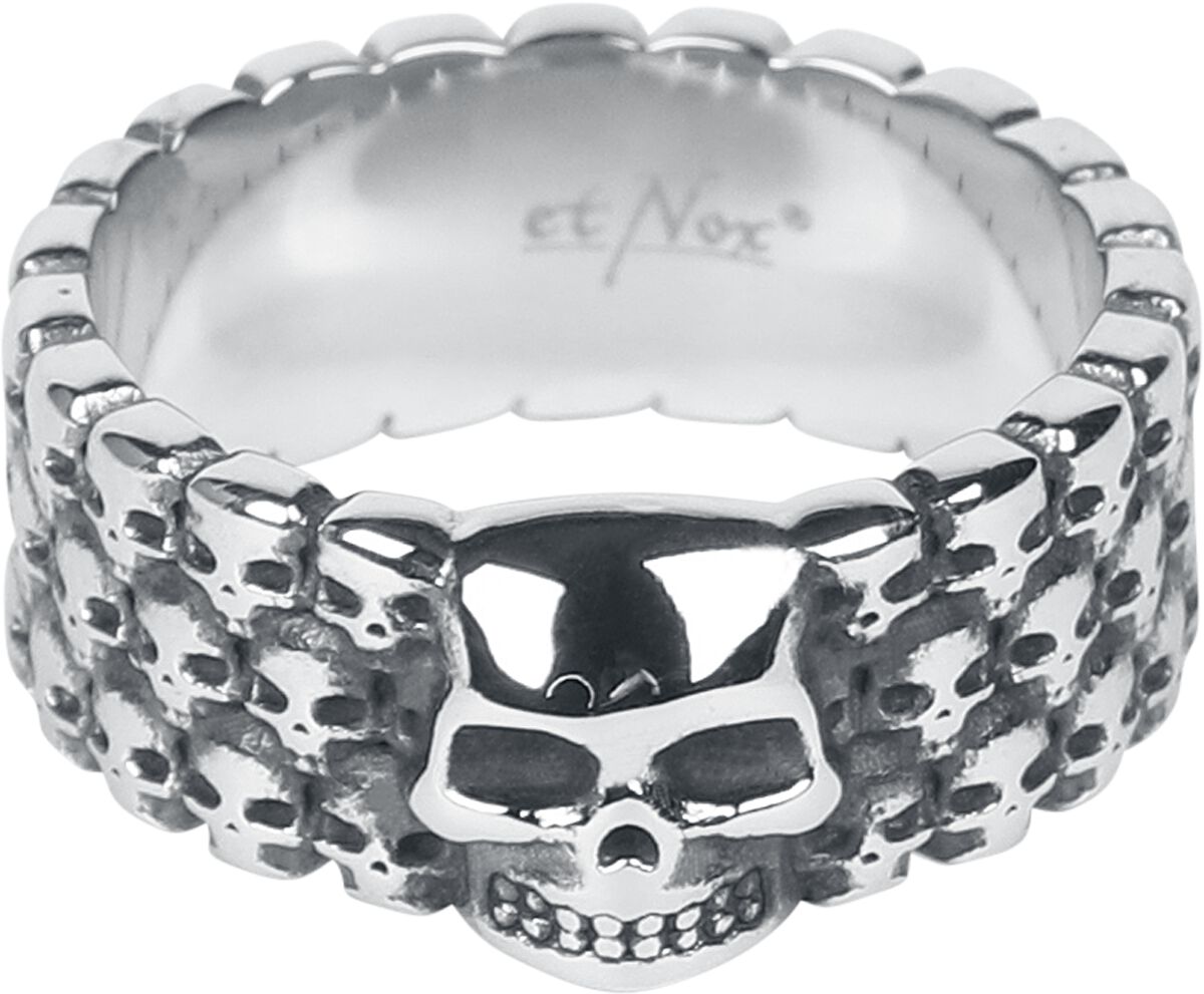 Anello  di etNox hard and heavy - 1000 Skulls colore argento