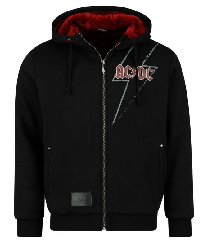 AC/DC Kapuzenjacke - EMP Signature Collection - S bis 3XL - für Männer - Größe 3XL - schwarz  - EMP exklusives Merchandise!