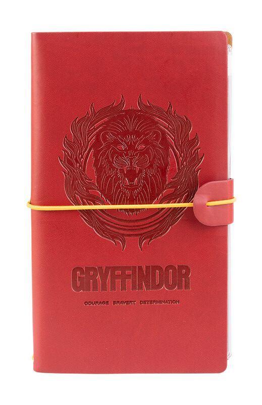 8435497277499 - Harry Potter Reisenotizbuch Gryffindor rot 115 x 195 cm Umschlag aus softem Kunststoff mit Logoprägung