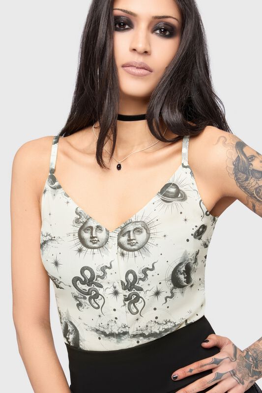 Killstar Celestial Summer - Celestial Night Top creme