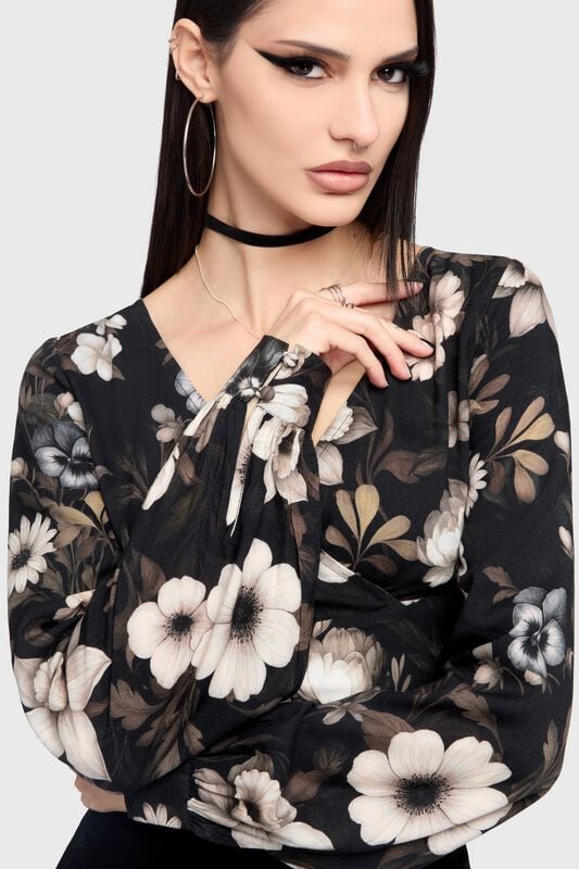 Celestial Summer - Stellar Hour Long Sleeve Blouse Killstar - Bluse -