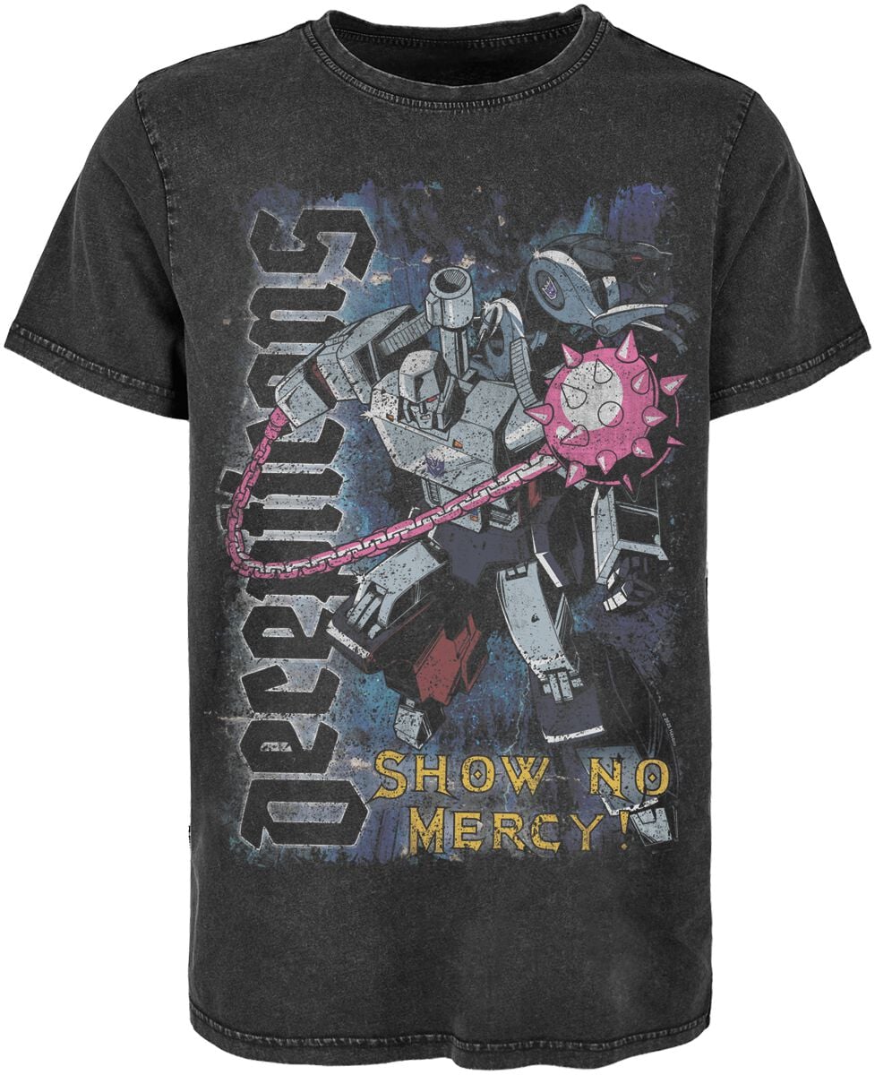 T-Shirt  di Transformers - Decepticons Show No Mercy! - S a XXL - Uomo - nero