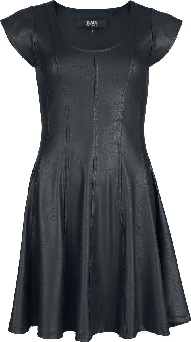 Black Premium by EMP Kort klänning - Essential - faux leather - S XXL - för Dam - svart