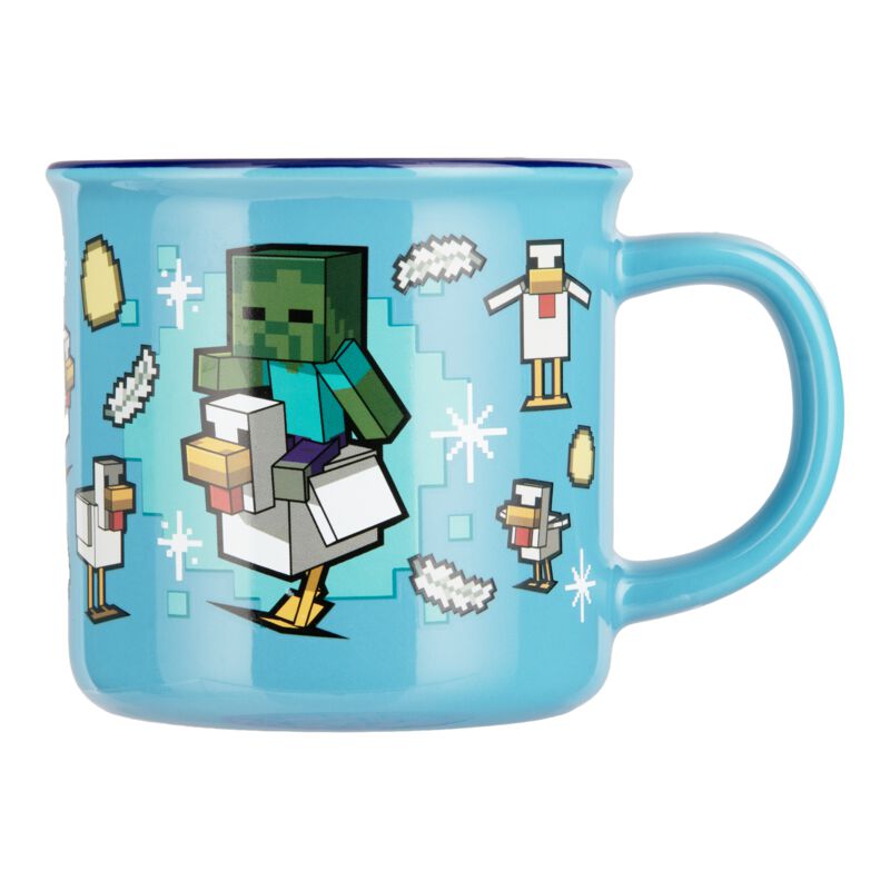 Minecraft Chicken Jockey - Tasse mit Thermoeffekt Tasse multicolor