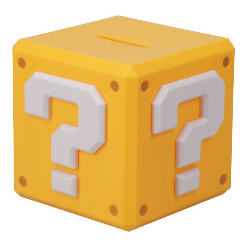 Super Mario Spaarpot - Question Mark Block - Spaarpot - meerkleurig