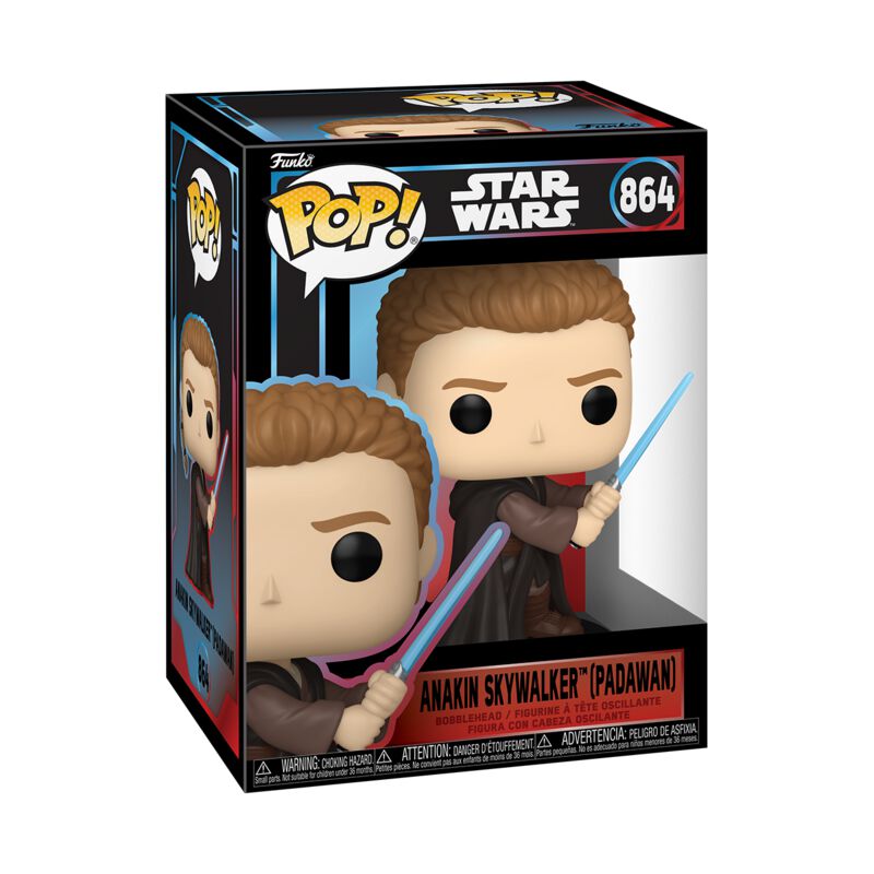 Star Wars - Anakin Skywalker (Padawan) vinylfiguur 864 - Funko Pop! - Funko Shop Europe