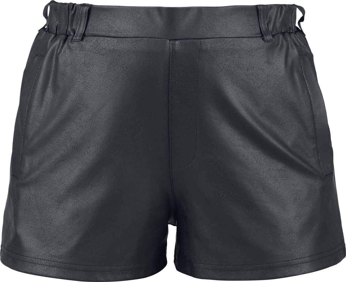 Black Premium by EMP Short - Essential - faux leather - S bis XXL - für Damen - Größe S - schwarz