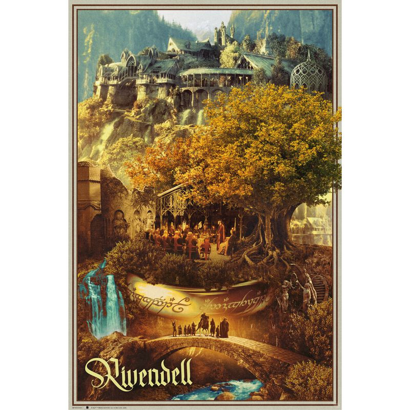 3665361171218 - Rivendell Poster multicolor