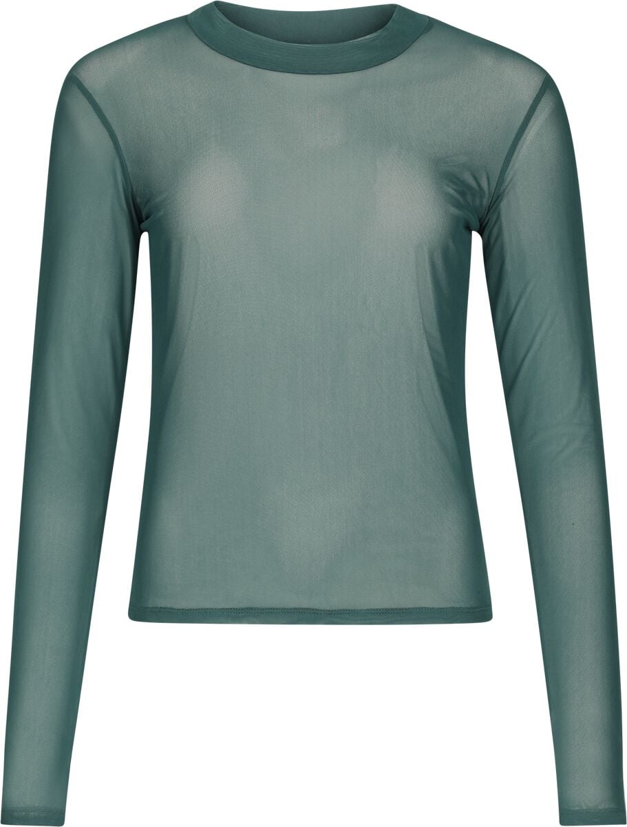 Black Premium by EMP Langarmshirt - Essential - Mesh - S bis XXL - für Damen - Größe S - grün