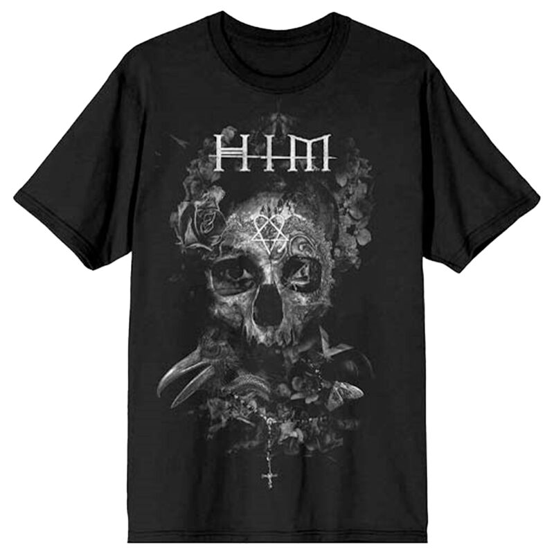HIM Corpus T-Shirt schwarz in 4XL HIMXRX103009 BK
