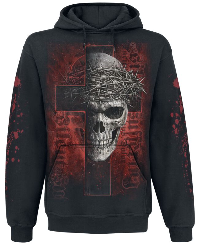 Spiral Kapuzenpullover - SILENT SUFFERING - Hooded SS - S bis XXL - für Männer - Größe XXL - schwarz