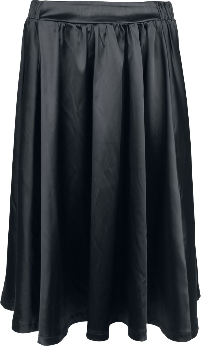 Mittellanger Rock im Trachten Style von EMP Special Collection für Frauen in schwarz- Oktoberfest mal anders
