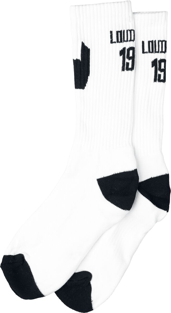 Socken im Trachten Style von EMP Special Collection für Unisex in weiß- Oktoberfest mal anders