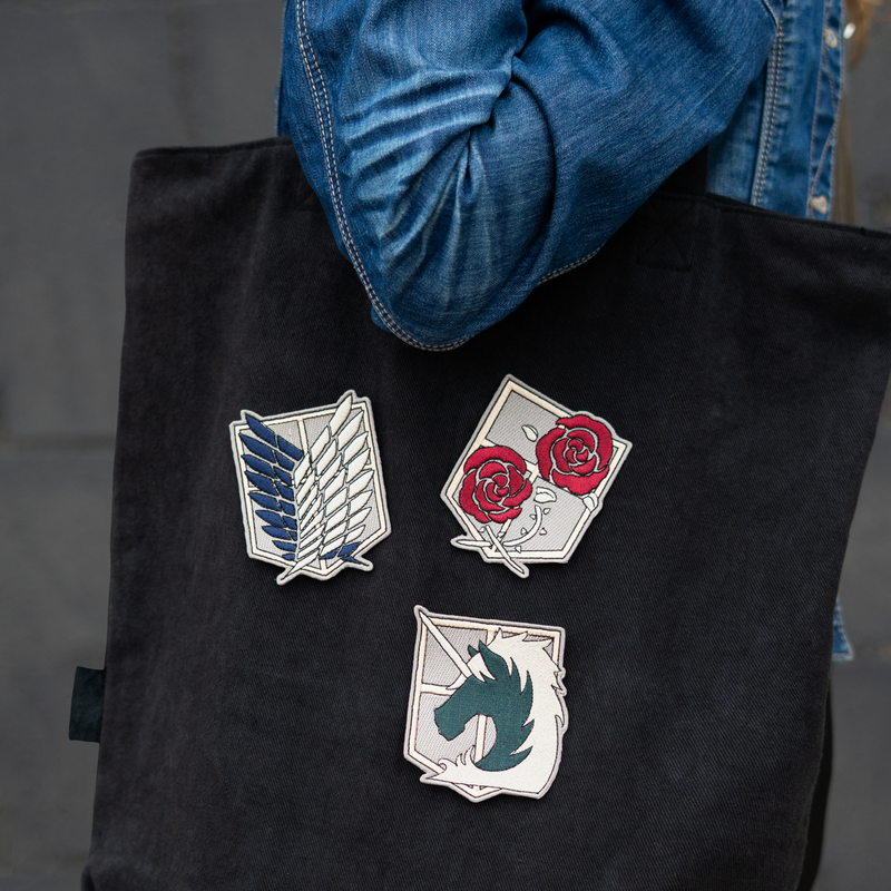 Thumbnail - Attack On Titan 3er Set Patch multicolor