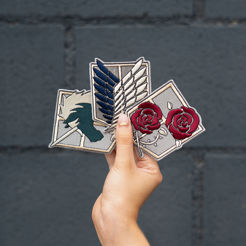 Thumbnail - Attack On Titan 3er Set Patch multicolor