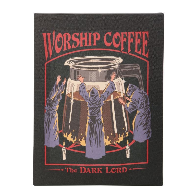 5056131171312 - Worship Coffee Leinwandbild multicolor