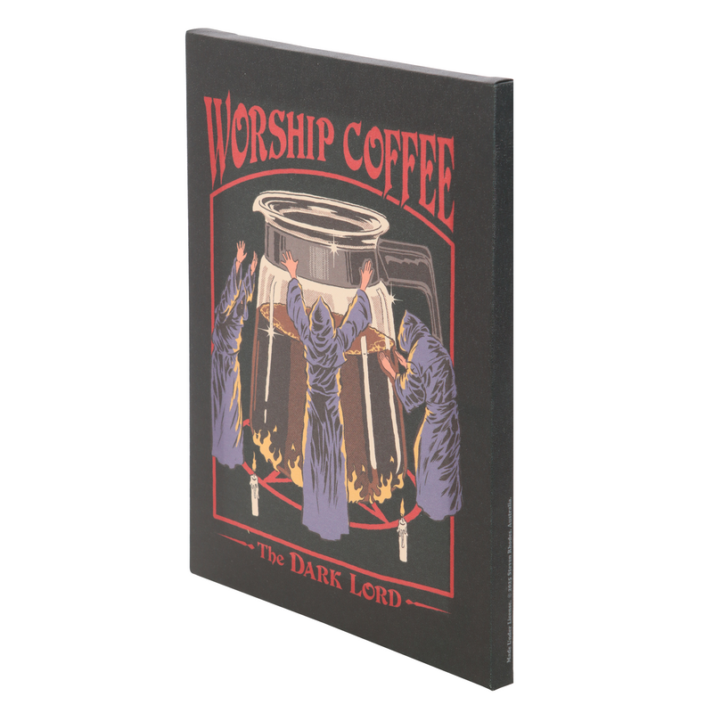 5056131171312 - Worship Coffee Leinwandbild multicolor