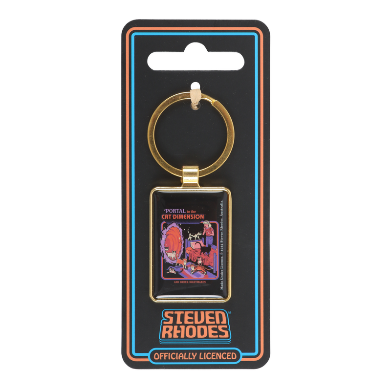Thumbnail - Steven Rhodes The Cat Demension Schlüsselanhänger multicolor