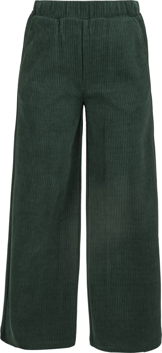 Black Premium By Emp Stoffen Broek - Essential - Wide Leg Corduroy Pants - S Tot Xxl - Voor Vrouwen - Groen