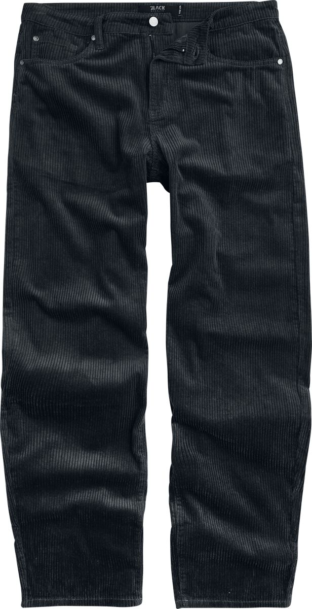 Black Premium by EMP Stoffhose - Essential - Loose Fit Corduroy Pants - W30L32 bis W34L34 - für Männer - Größe W30L32 - schwarz