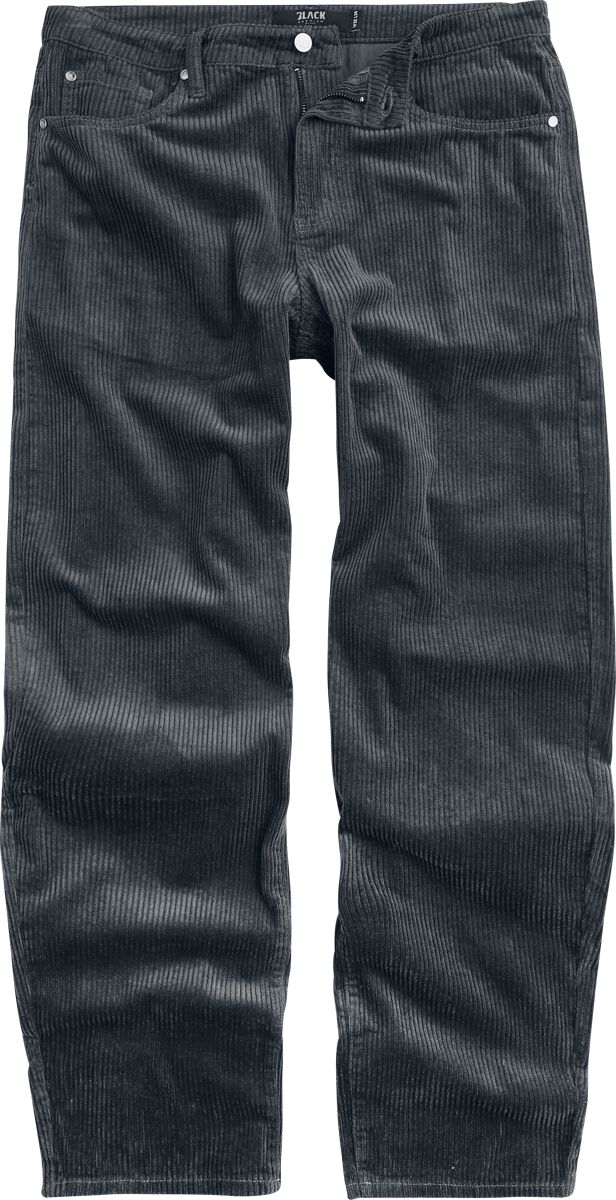 Black Premium by EMP Stoffhose - Essential - Loose Fit Corduroy Pants - W30L32 bis W34L34 - für Männer - Größe W32L32 - anthrazit