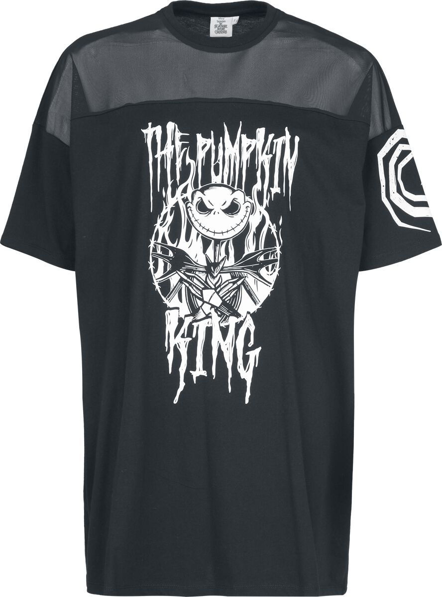 Disney T-Shirt - Jack Skellington - Pumpkin King - S bis 3XL - für Damen - Größe 3XL - schwarz - EMP exklusives - Frauen - female