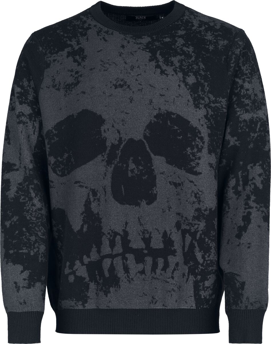 Black Premium by EMP Gebreide trui - Skull & Bones - S tot XXL - voor Mannen - zwart