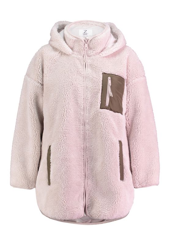 Hailys Fleecejacke - LS P JK Te44ddy - XS bis XXL - für Damen - Größe XS - beige