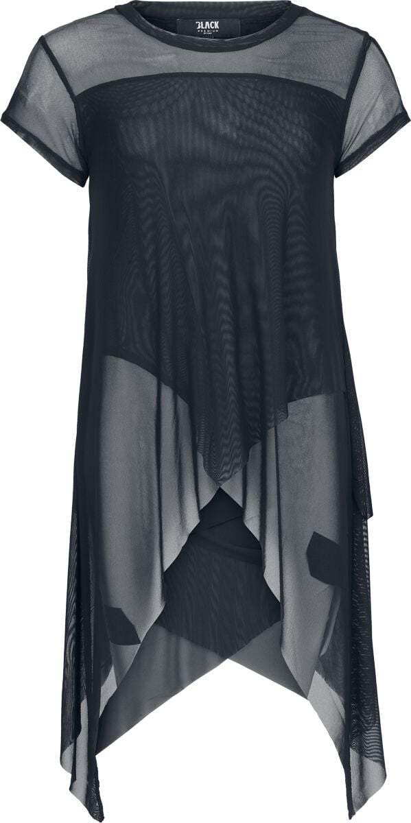 Black Premium by EMP T-Shirt - Essential - double layer Mesh - S bis XXL - für Damen - Größe S - schwarz