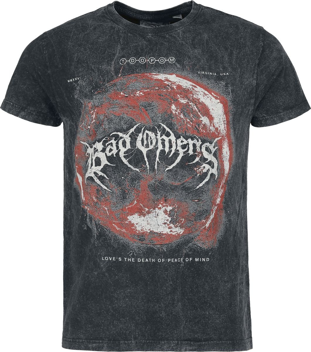 T-Shirt Di Bad Omens - Dark Planet - S A 4XL - Uomo - Carbone