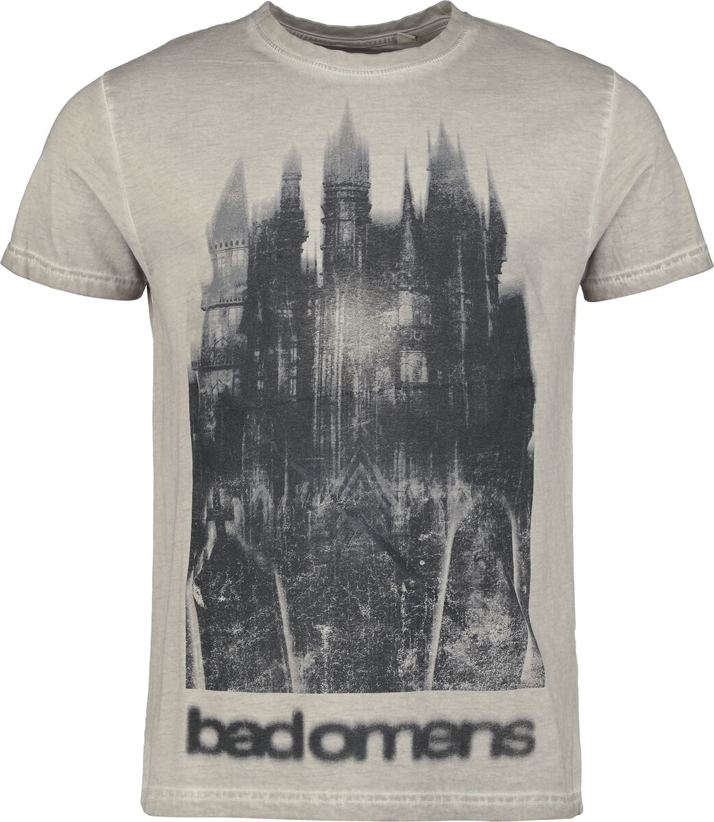 Bad Omens T-Shirt - Castle - S bis 4XL - für Männer - Größe S - grau  - EMP exklusives Merchandise!