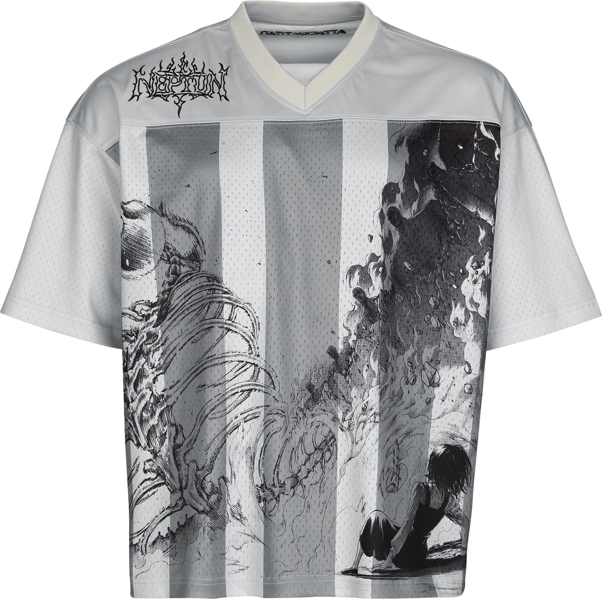 Levně Attack On Titan Founding Titan Dres pro fanoušky vícebarevný