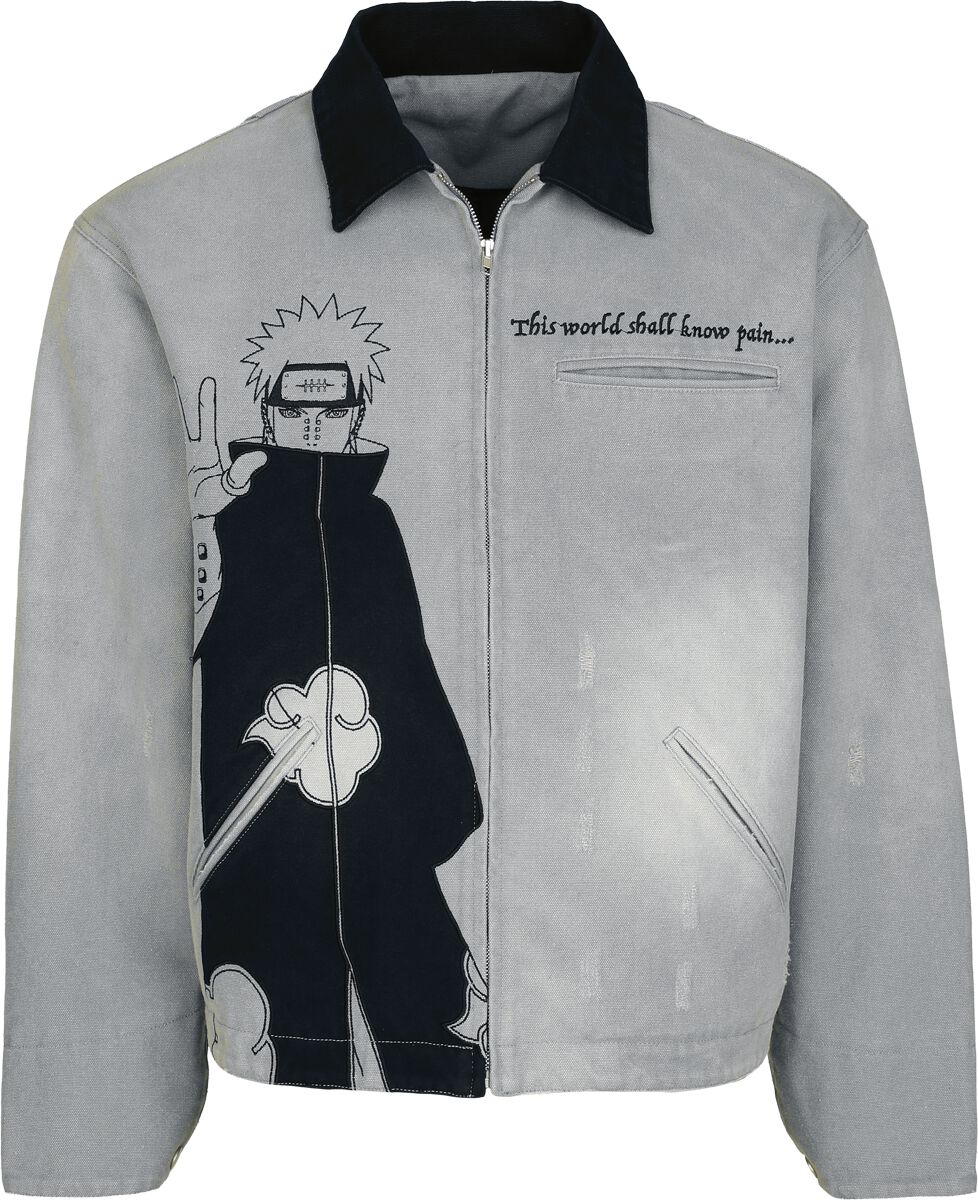 Naruto - Anime Overgangsjakke - Shippuden - Pain - S til 3XL - Herrer - flerfarget