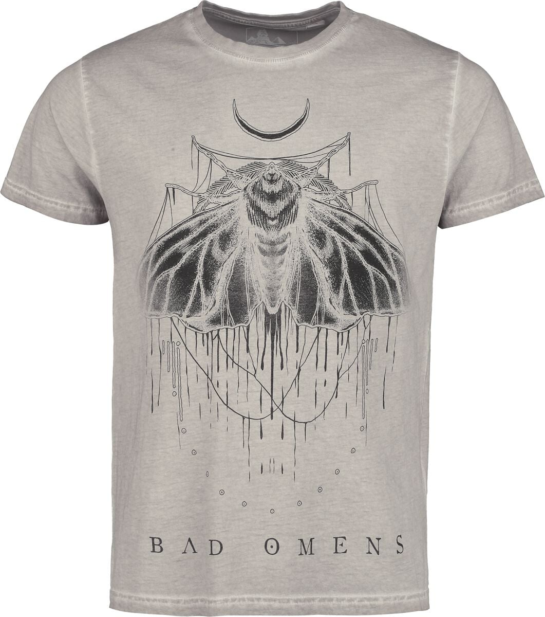 T-Shirt - Moth - S bis 4XL - für Männer - Größe 4XL - grau - EMP exklusives Merchandise! - Männer - male