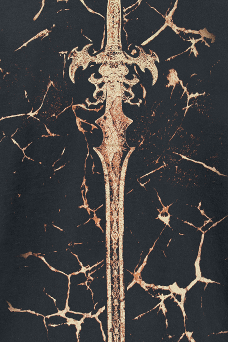 Thumbnail - Bad Omens Metal Logo T-Shirt schwarz in M