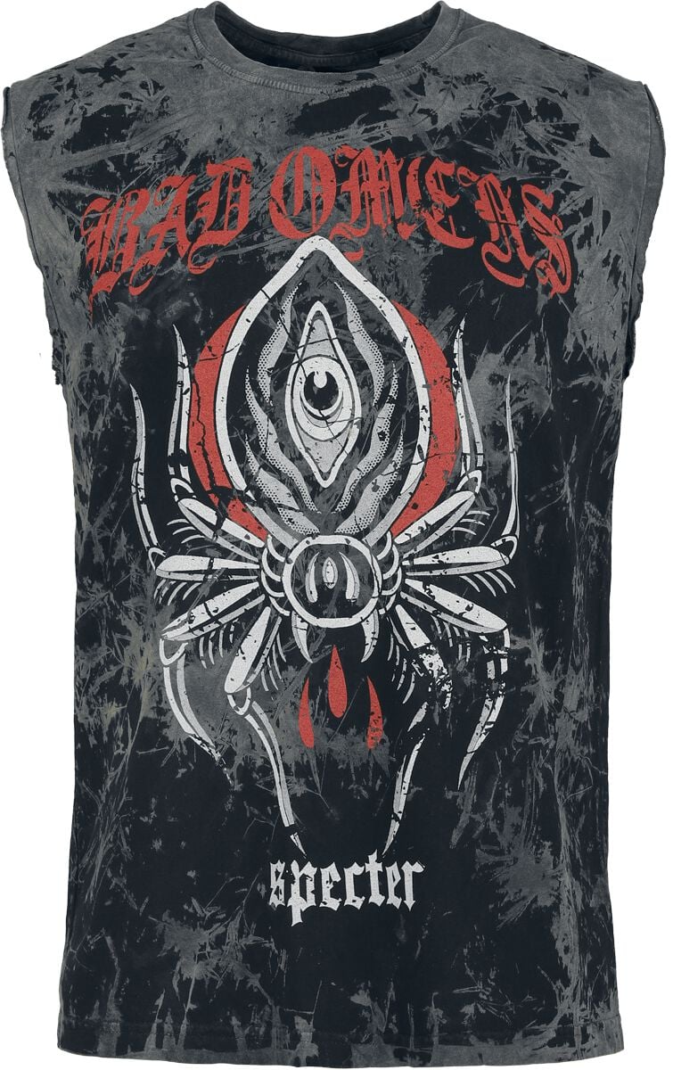 Levně Bad Omens Spider Tank top černá