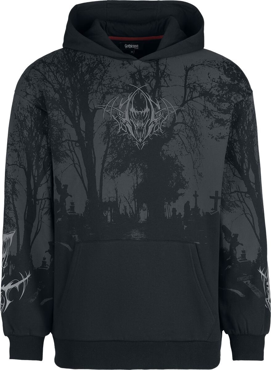 Gothicana by EMP - Gothic Kapuzenpullover - Eternal Allure - S bis XXL - für Männer - Größe S - schwarz