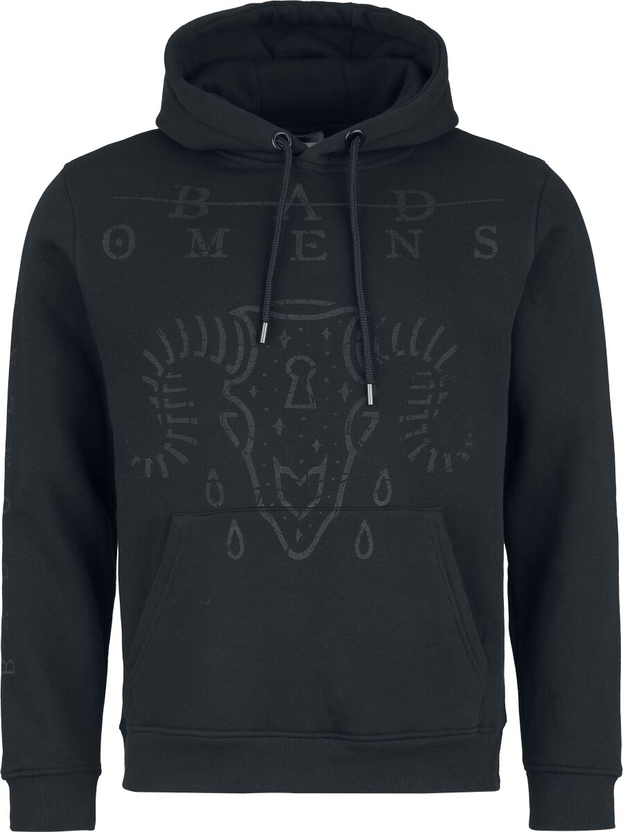 Luvtröja  av Bad Omens - Ram Skull - Herr - svart