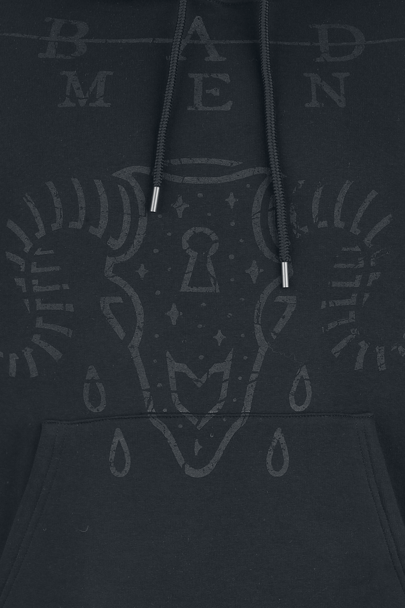 Thumbnail - Bad Omens Ram Skull Kapuzenpullover schwarz in S
